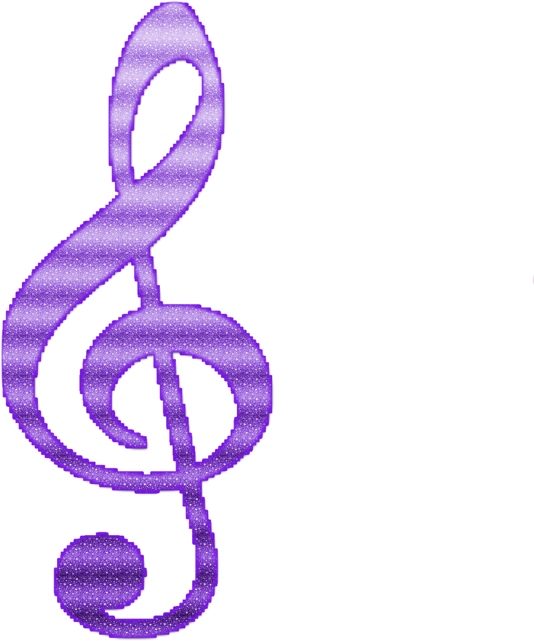 Notas Musicais Png - Treble Clef S (1600x1600), Png Download