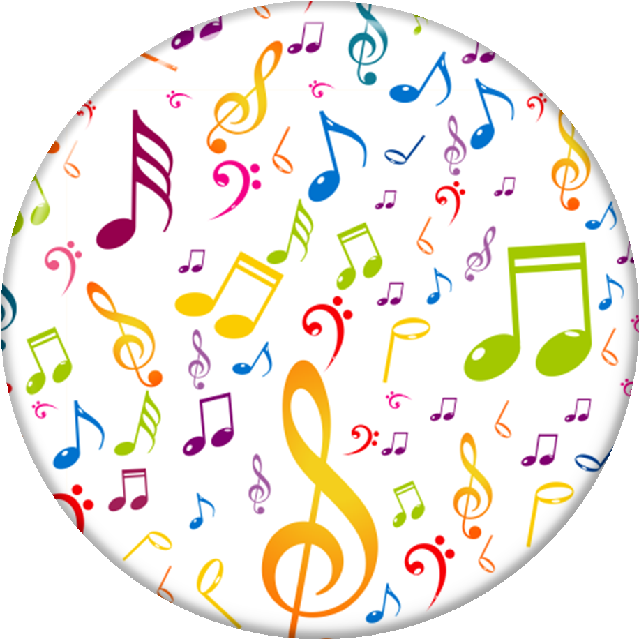 Pop Selfie Notas Musicais - Music School (1000x1000), Png Download