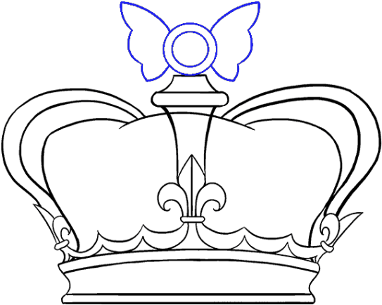 Crown Drawing - Draw A Crown (640x480), Png Download