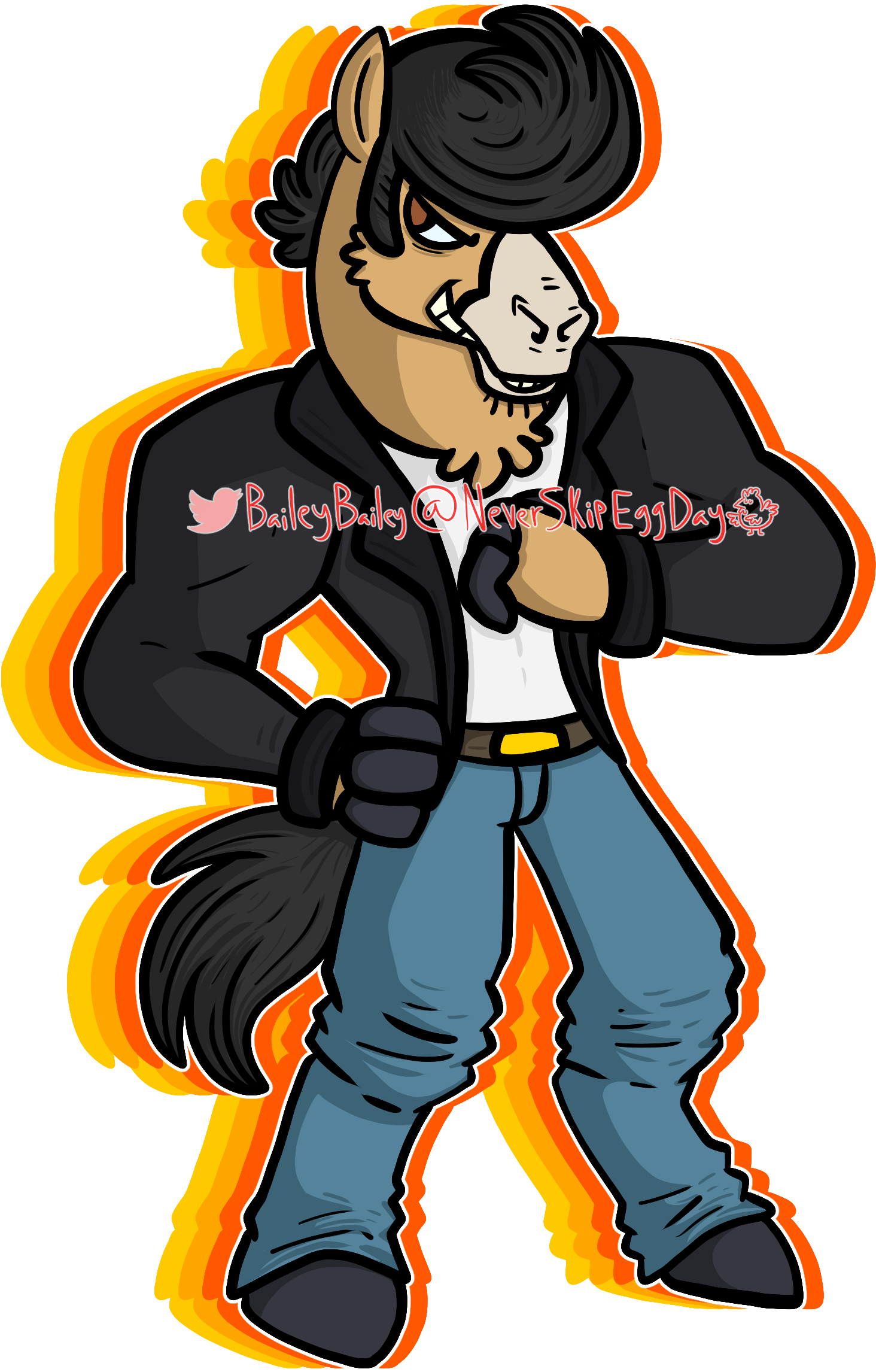 Golden Pharaoh - Drawing (2428x2386), Png Download