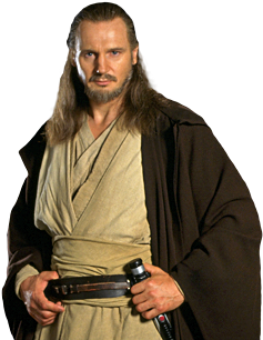 Qui-gon Jinn - Star Wars Qui Gon Jinn Png (419x321), Png Download