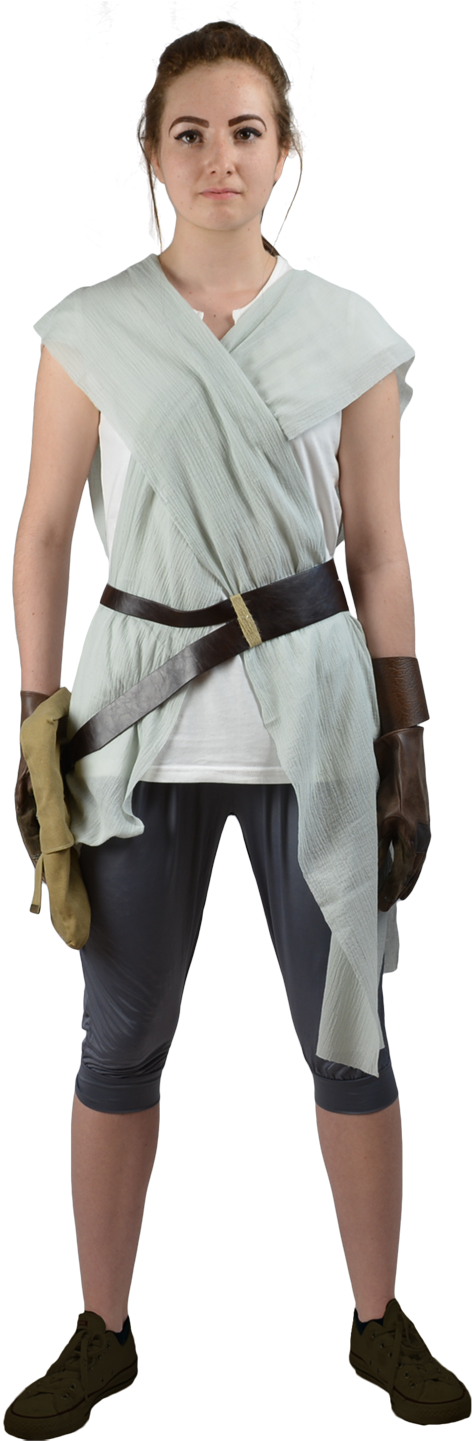 Star Wars Girl Jedi Costume (740x1500), Png Download