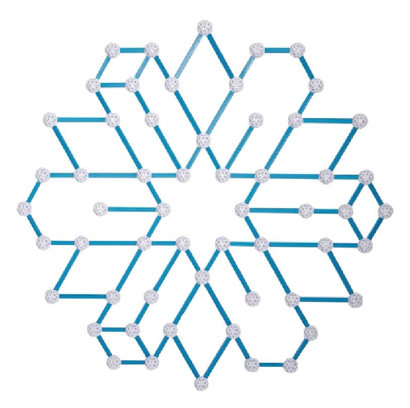 Ice Crystals, 90 Piezas - Crazy Bubbles (900x900), Png Download
