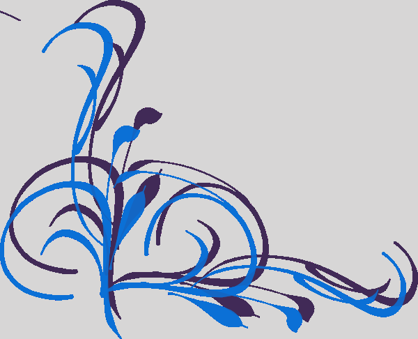 Simple Swirl Designs Png Design Clip Art Online - Simple Corner Swirl Design (600x486), Png Download