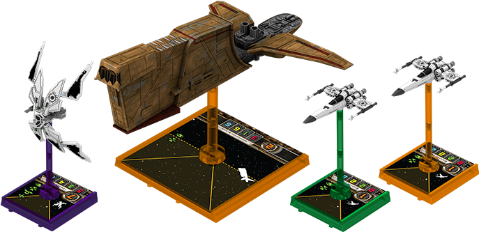 Swx43 48 Houndstooth Wingmen - X Wing Coloured Bases (700x332), Png Download