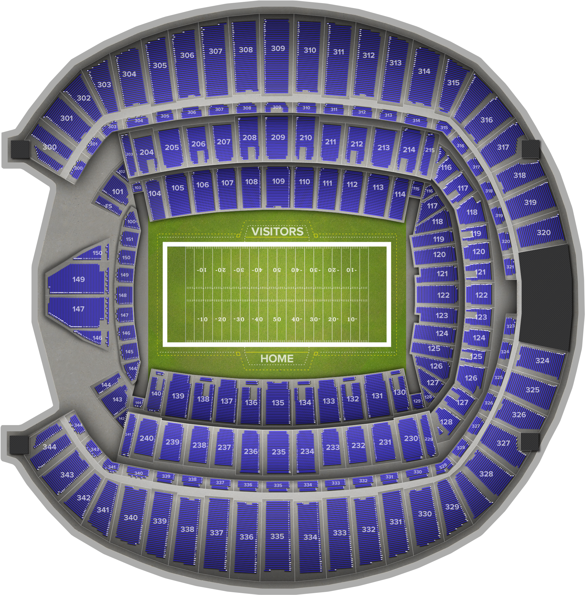Green Bay Packers At Seattle Seahawks At Centurylink - Washington (2560x1936), Png Download