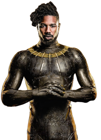 Black Panther Erik Killmonger 3 By Sidewinder16-dc35rn2 - Black Panther Erik Killmonger (400x539), Png Download