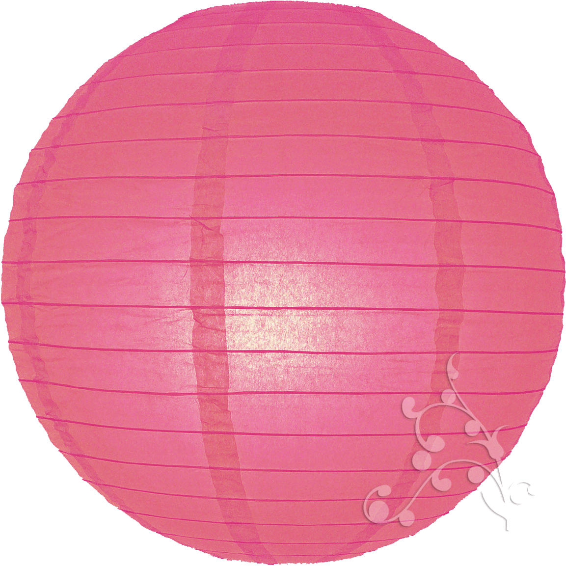 14 Inch Fuchsia Even Round Chinese Lanterns - Lampion Boule Chinoise Fuschia 40 Cm (1181x1164), Png Download