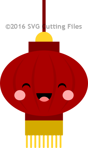 #pp-2938 Kawaii Chinese Lantern - Paper Lantern (297x500), Png Download