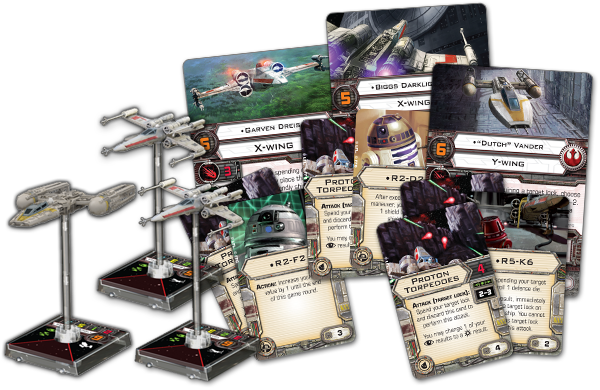 Ingame4 X-wing - X Wing Miniatures 100 Point Build (600x390), Png Download