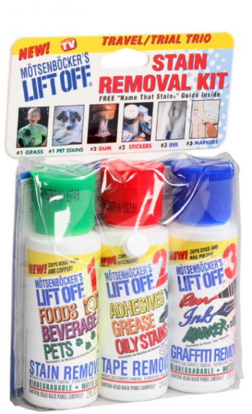Motsenbocker's Lift Off Stain Removal Travel Size Kit - Motsenbacher Lift Off Travel Size Stain Removal Kit (600x600), Png Download
