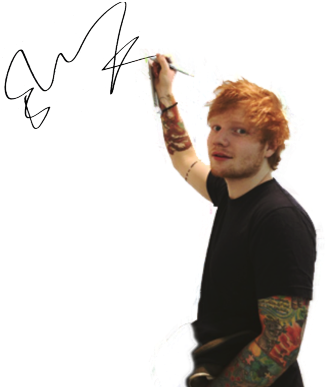 Ed Sheeran Wallpaper Possibly With A Bouquet, A Sundress, - Ed Sheeran Without Background (500x497), Png Download