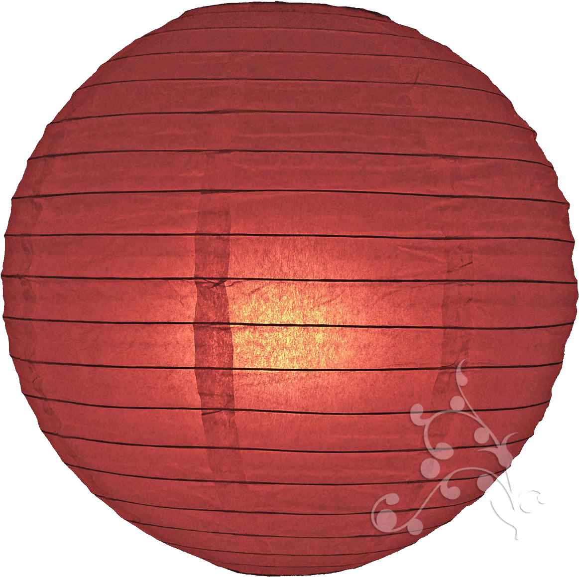 Hanging Paper Lanterns - Lampion Boule Chinoise Bordeaux 50 Cm (1181x1164), Png Download