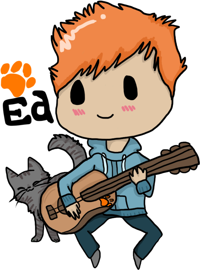 Cartoonedsheeran Google Search Pinterest - Ed Sheeran Cartoon (720x960), Png Download
