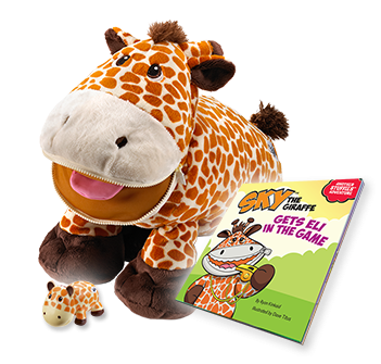 Stuffies Features - - Stuffies Sky The Giraffe, Stuffed Animals And Plush (350x350), Png Download