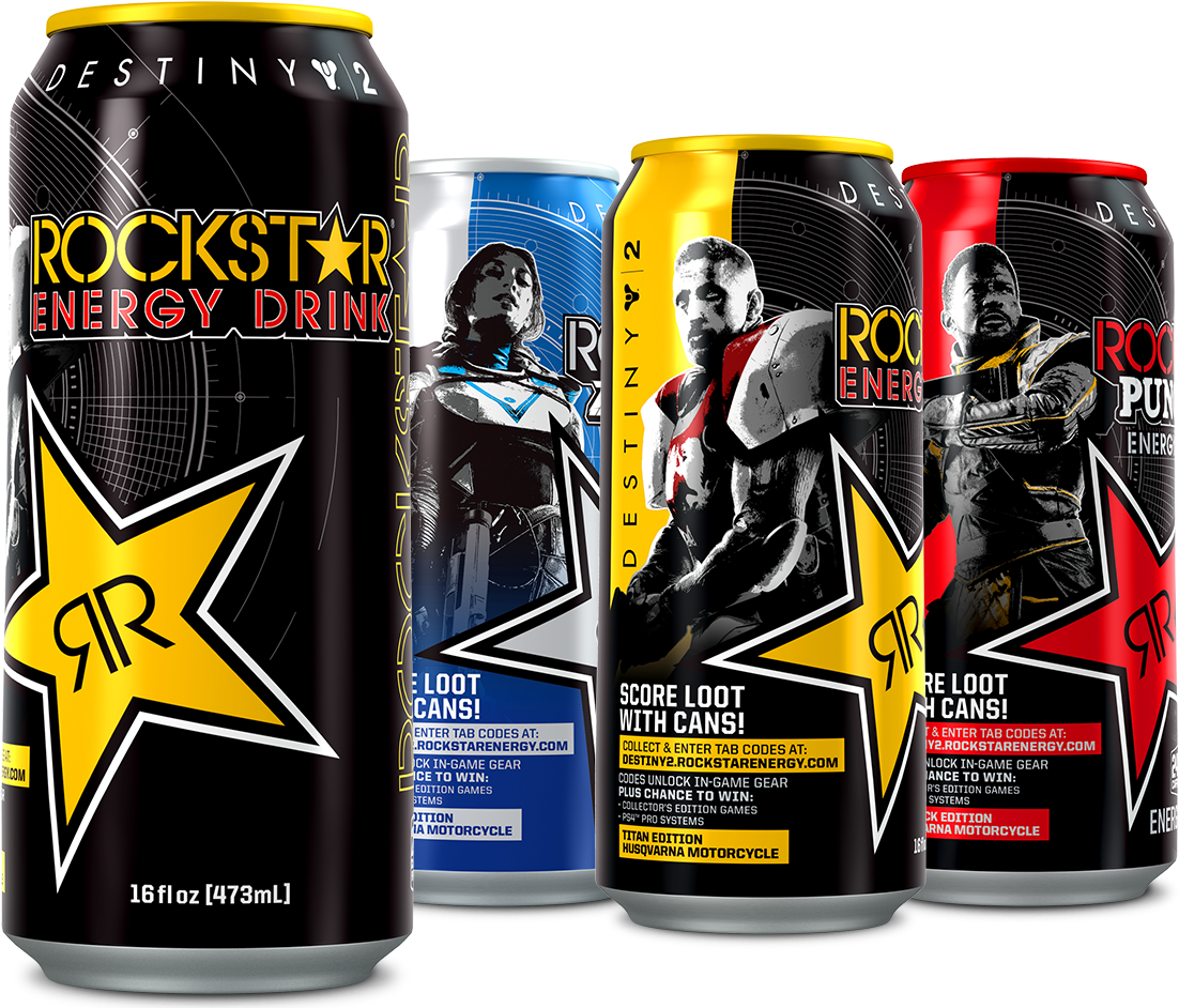 No Caption Provided - Rockstar Destiny 2 Cans (1216x988), Png Download