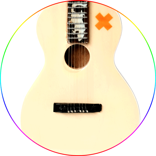 Ed Sheeran X Acoustic Miniature Guitar Signature - Ed Sheeran (500x500), Png Download
