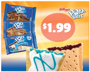 Kellogg's Pop Tarts Frosted Brown Sugar Cinnamon (498x265), Png Download