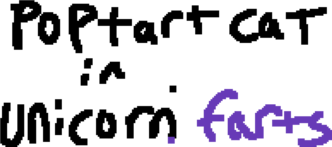 Pop Tart Cat In Unicorn Farts - Graphic Design (1200x600), Png Download