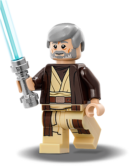 Obi-wan Kenobi™ - Lego 75173 Star Wars Luke's Land Speeder, Construction (450x600), Png Download