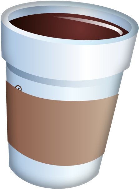 Coffee S003 - Эмодзи Кофе (768x768), Png Download