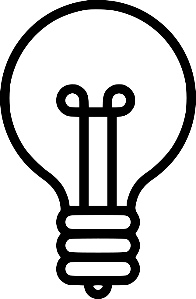 Lightbulb Light Bulb Idea Misc Creative - Creation Icon (644x980), Png Download