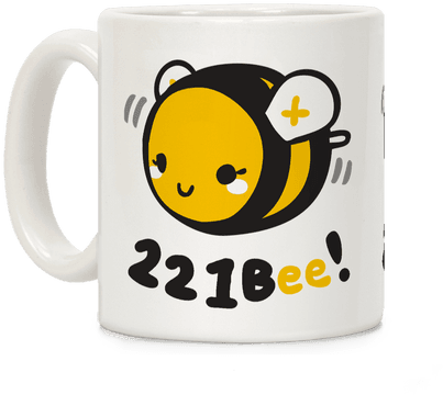 221 Bee Coffee Mug - Happy Bee Day Honey Bumble Bee Coffee Mug Adorable (484x484), Png Download