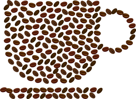 Coffee Bean Cafe Coffee Cup Jamaican Blue Mountain - Jewish Motifs Film Festival (465x340), Png Download