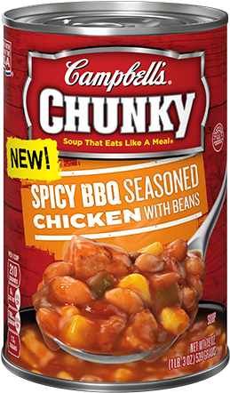 Campbell's Chunky Soup Only $0 - Campbell Chunky New Eng Clam Chowder (420x447), Png Download