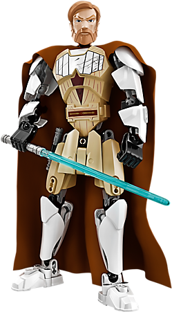 Obi-wan Kenobi - Lego Obi Wan Figure (600x450), Png Download