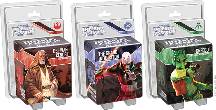 New Expansions Announced Obi-wan, Greedo And Grand - Star Wars Imperial Assault Obi Wan Kenobi Ally Pack (700x358), Png Download