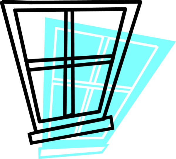 Png Window Clipart - Window Clip Art (600x543), Png Download