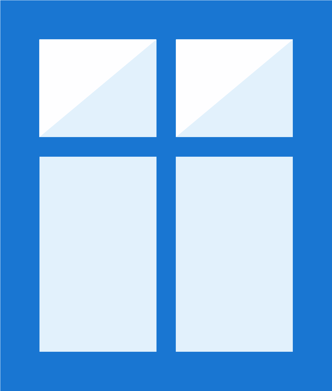 This Icon Is Depicting A Window - Portable Network Graphics (1600x1600), Png Download