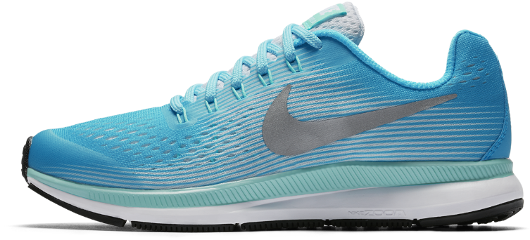 Nike Zoom Pegasus 34 Big Kids' Running Shoe Size - Shoe (1000x1000), Png Download