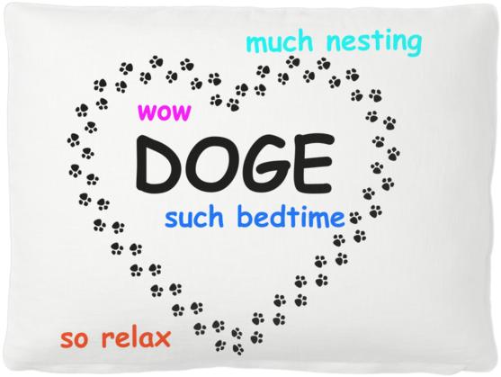 Doge Meme Pet Bed - Dogs Are My Favorite People Png (600x600), Png Download