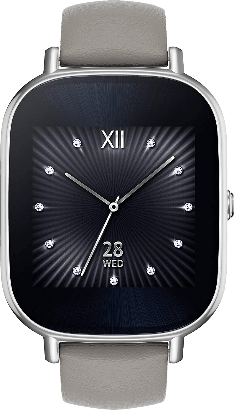Asus Zenwatch 2 Review - Asus Smartwatch 2 Silver (794x1389), Png Download