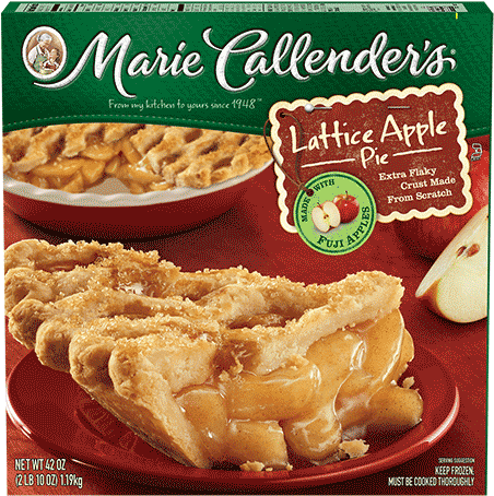 Lattice Apple Pie - Marie Callender Apple Pie (500x500), Png Download