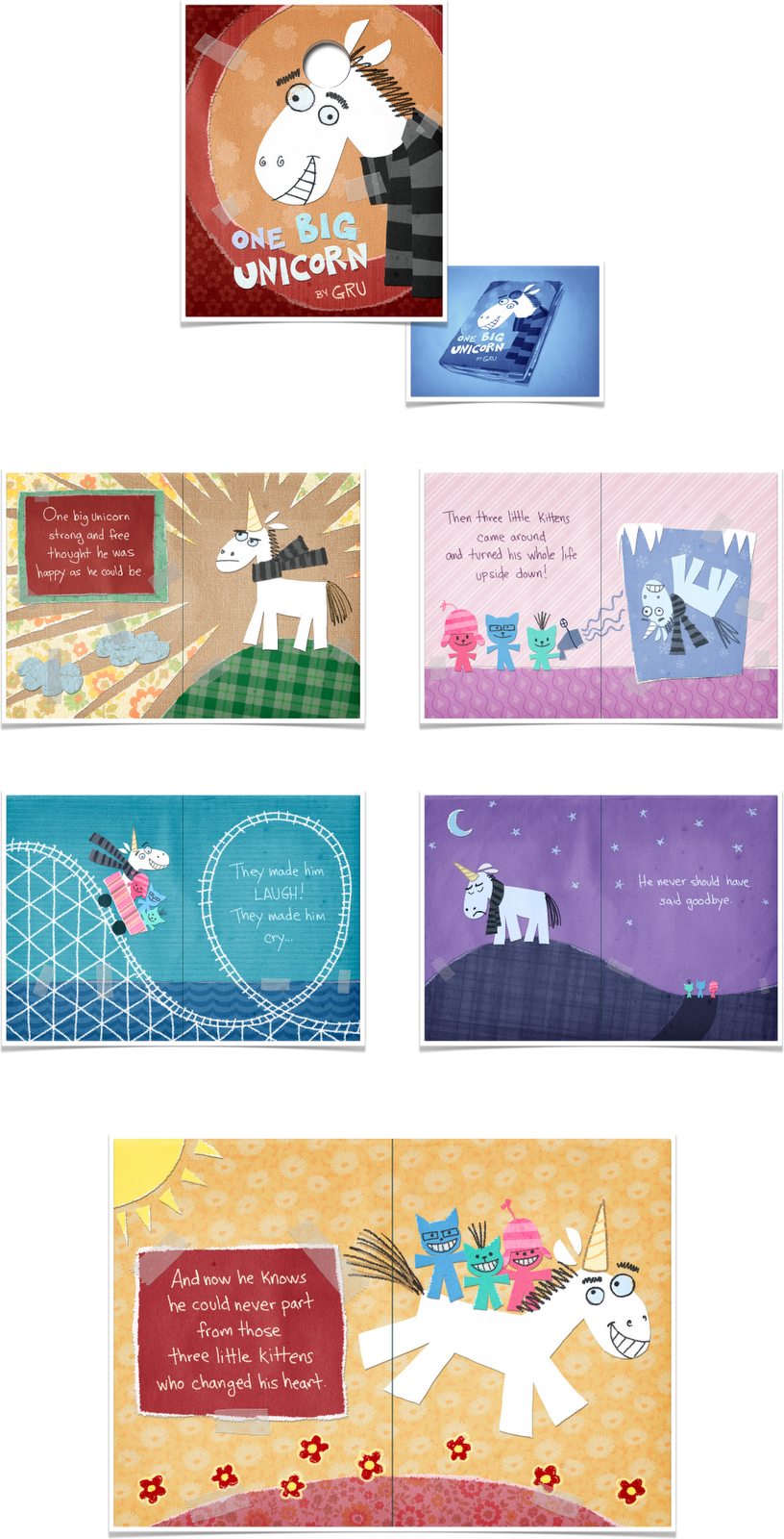 "one Big Unicorn" - One Big Unicorn By Gru (816x1600), Png Download