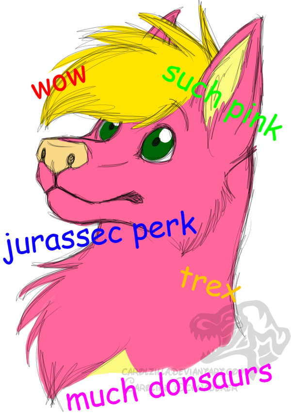 Doge - Sou Viciada Em Facebook (600x850), Png Download
