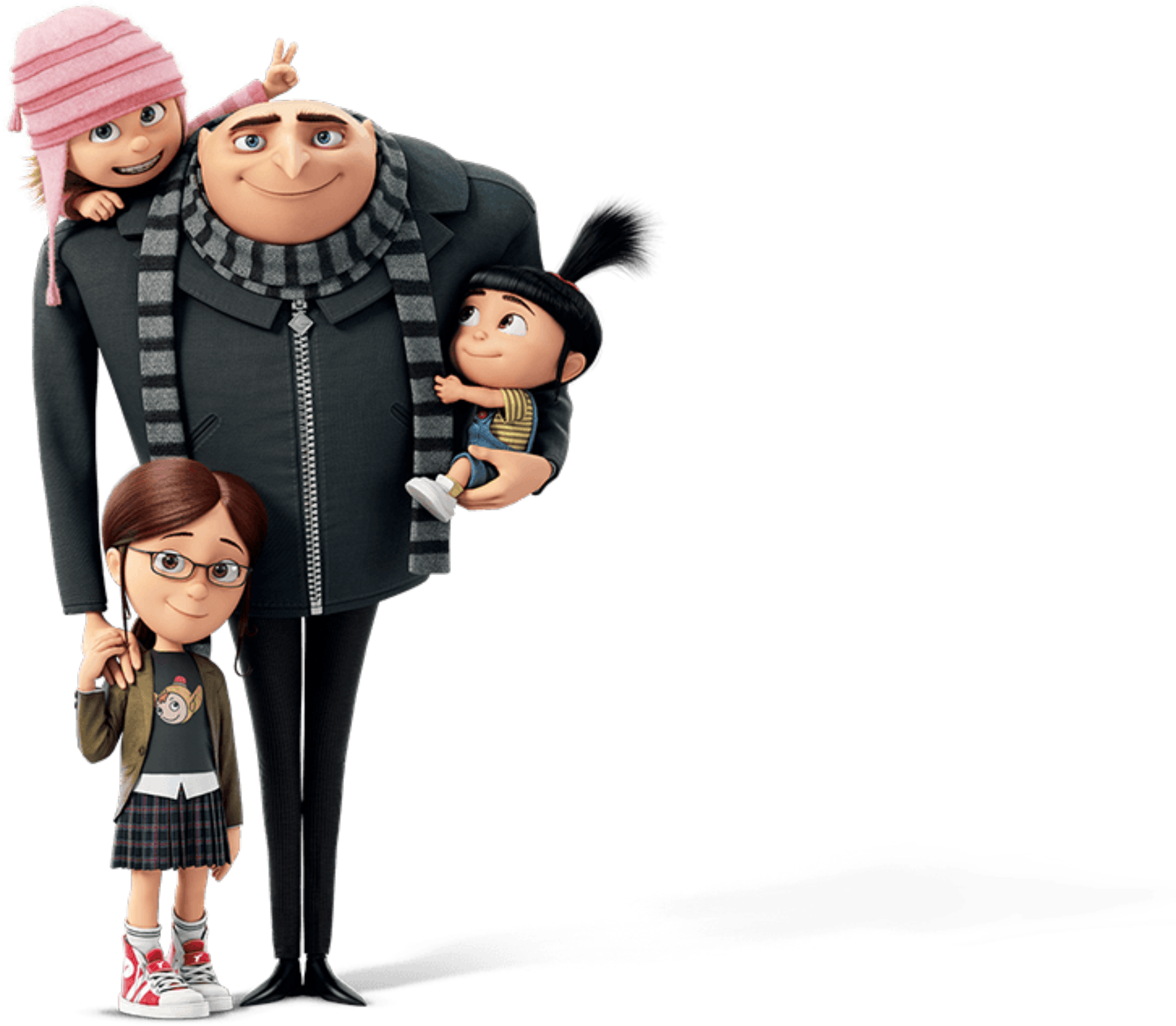 Meu Malvado Favorito Gru E Meninas Png - Despicable Me 3 Margo (2017x1761), Png Download