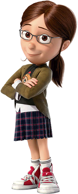 Margo Gru - Margo From Despicable Me (269x648), Png Download