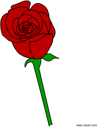 Free Red Rose Clip Art - Rose (450x450), Png Download