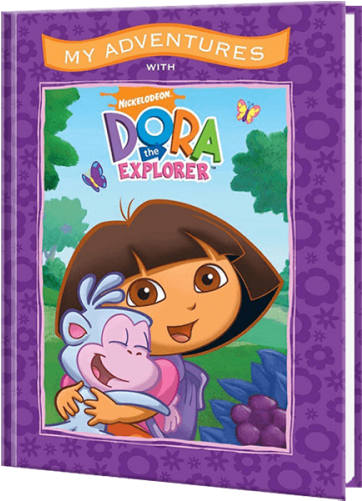 Dora The Explorer Adventure Book (500x500), Png Download