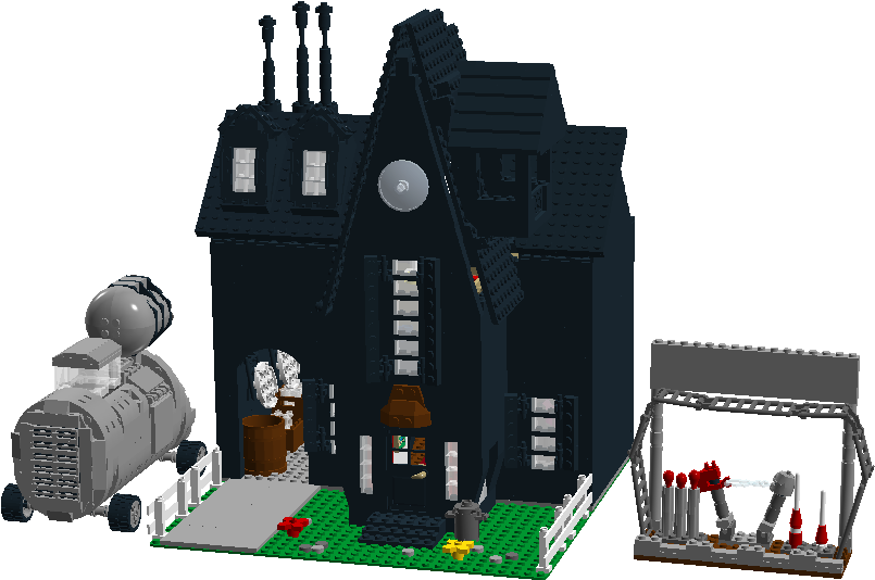 Gru's House Despicable Me 1 2 Re-upload - Lego Despicable Me Gru (1126x576), Png Download