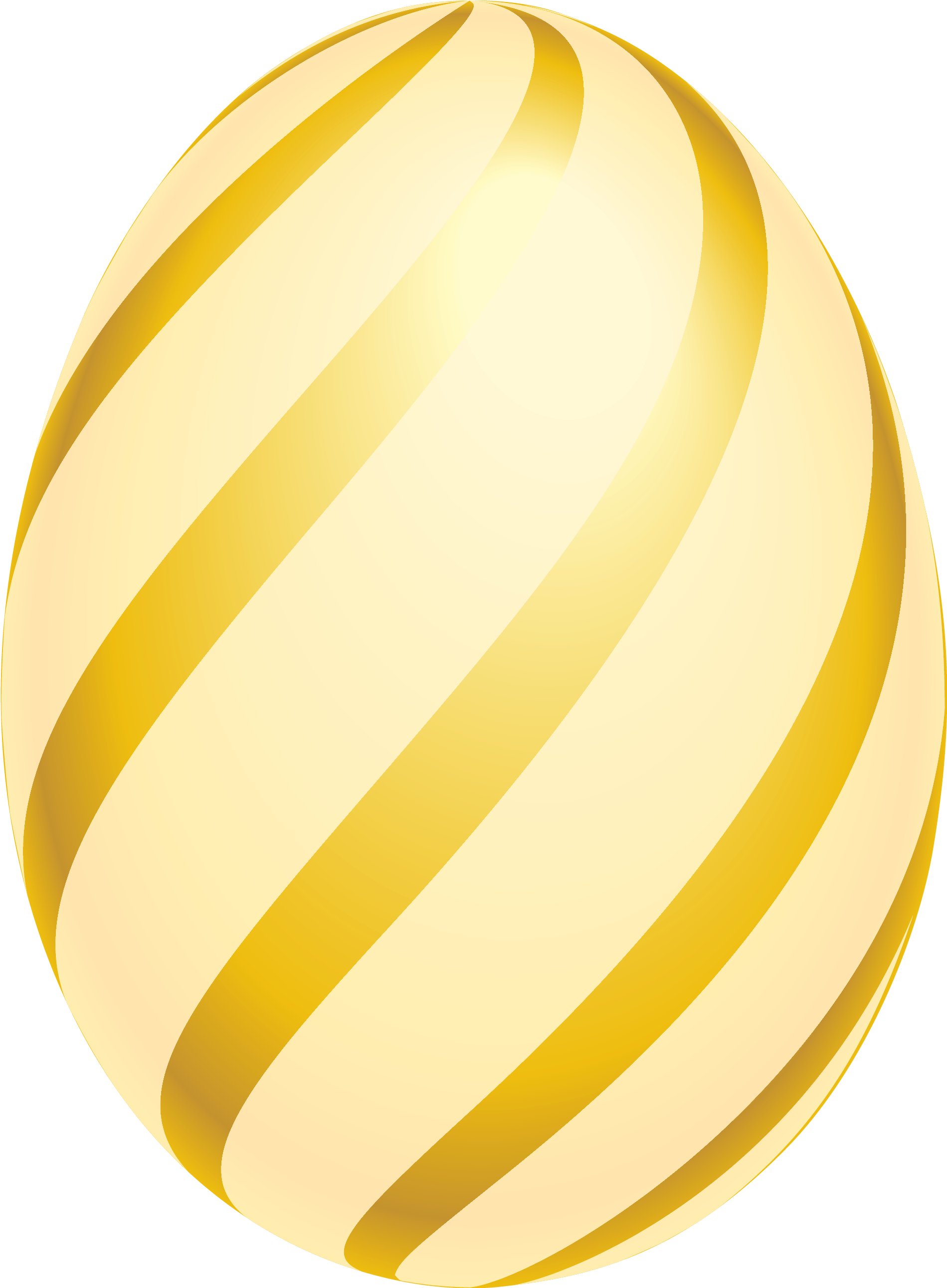 Golden Easter Egg Clip Art Clipart Free Download - Circle (2068x2774), Png Download