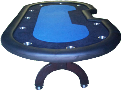 9 Seater Poker Table - Poker Table (510x600), Png Download