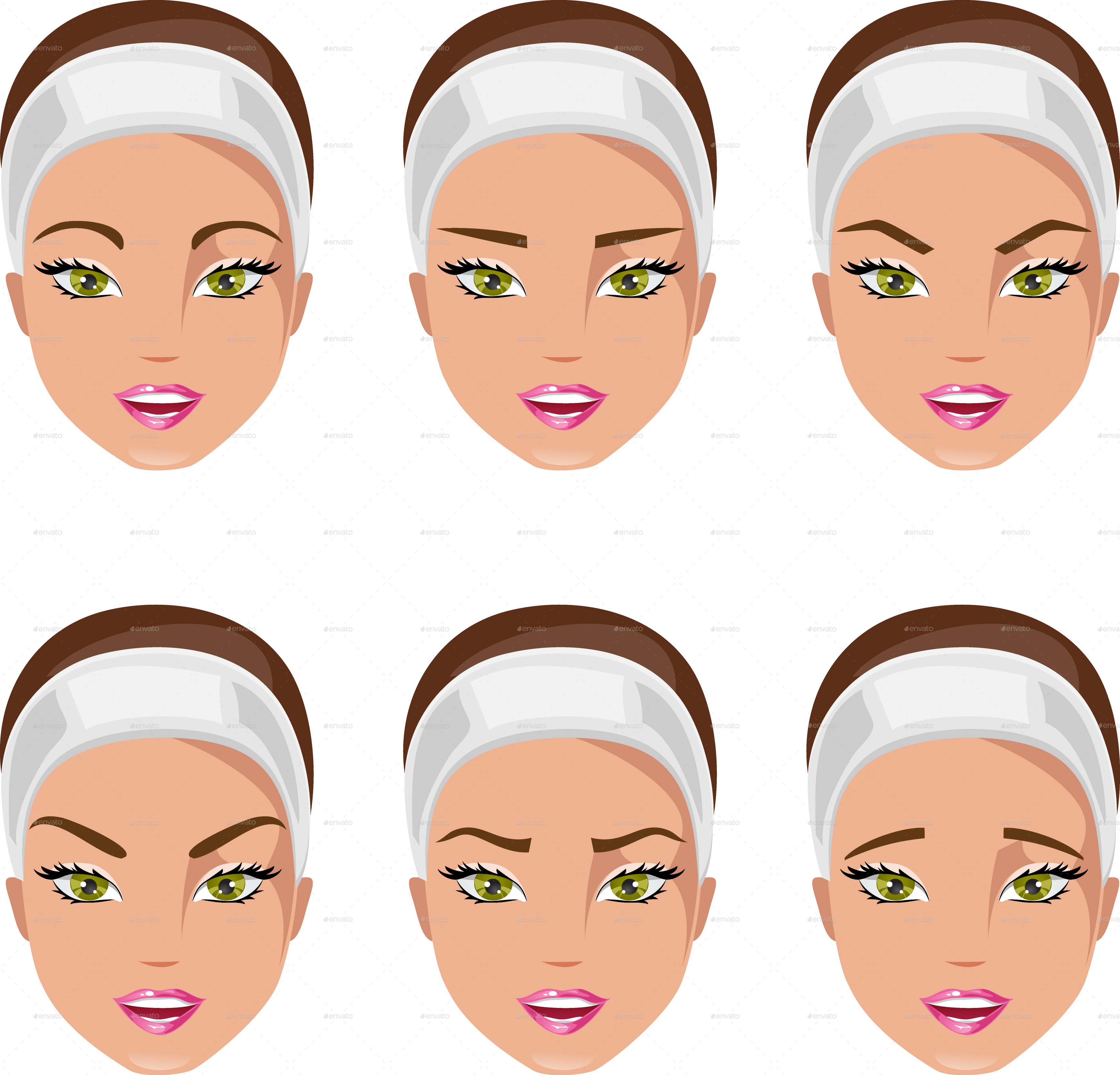 Eyebrows Eyebrows - Type Eyebrows (3472x3333), Png Download