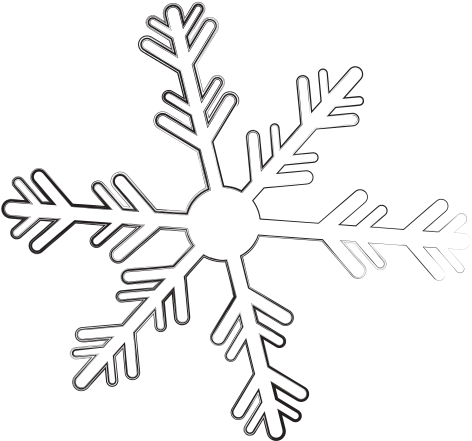 Snowflake Icon - Drawing (550x550), Png Download