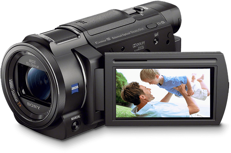 Camcorder - Sony Fdr Ax33b, Video Camera Fdrax33b.cen (830x560), Png Download