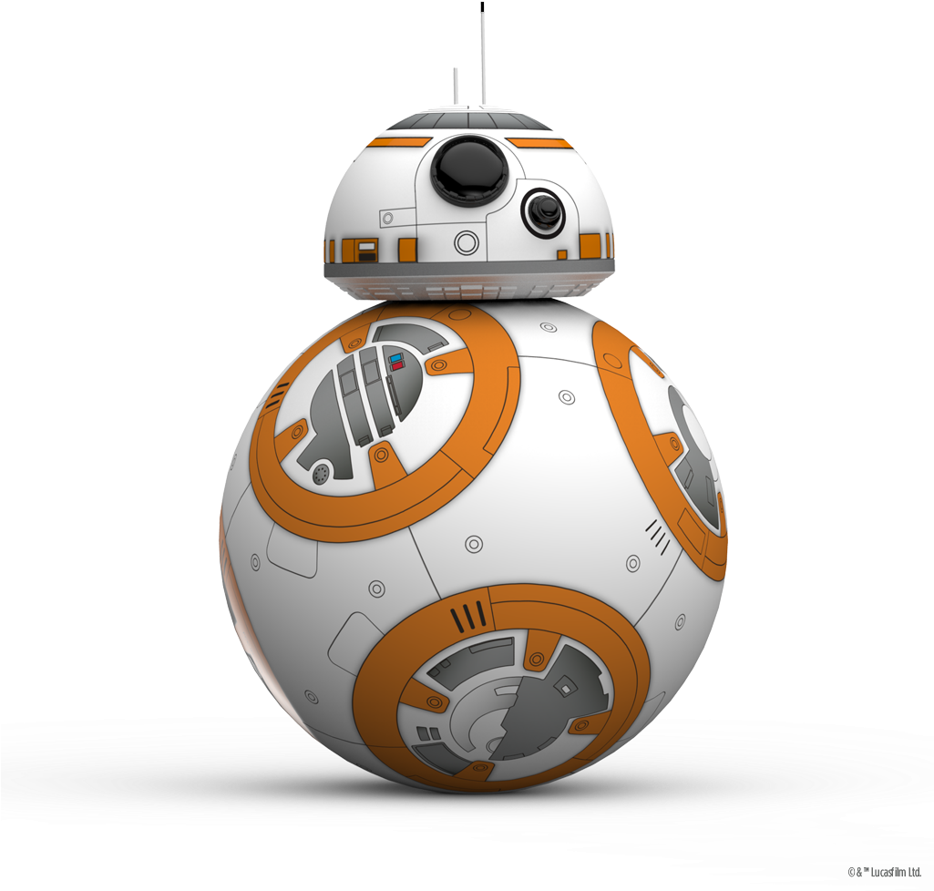 The Bb-8 Robot From Star Wars Is A Ball With A Round - Orbotix Sphero Bb-8 App-enabled Droid (1024x1024), Png Download